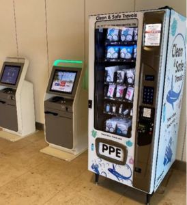PPE Vending Machine at the Airport