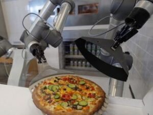 The pizza robot vending machine