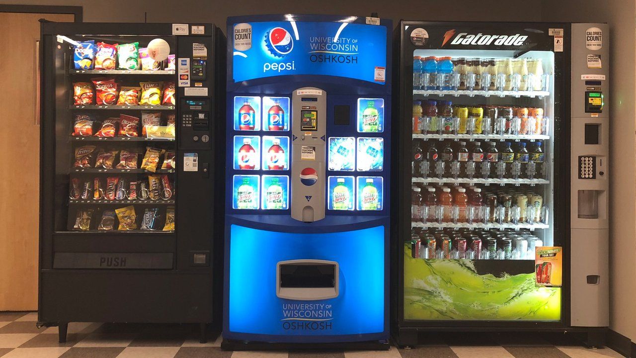 Vending machines with credit card